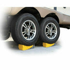 Curved Leveler and Wheel Chock