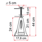 Fiamma Set Of 4 Plastic Jacks