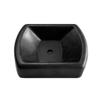 COAST RV 150mm Rubber Jockey Wheel Receiver