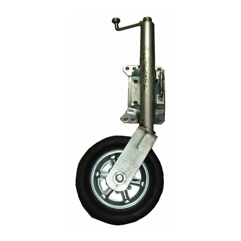 Alko 10" Jockey Wheel - With Pin Swivel Bracket