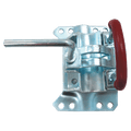 Adjustable swivel jockey wheel bracket
