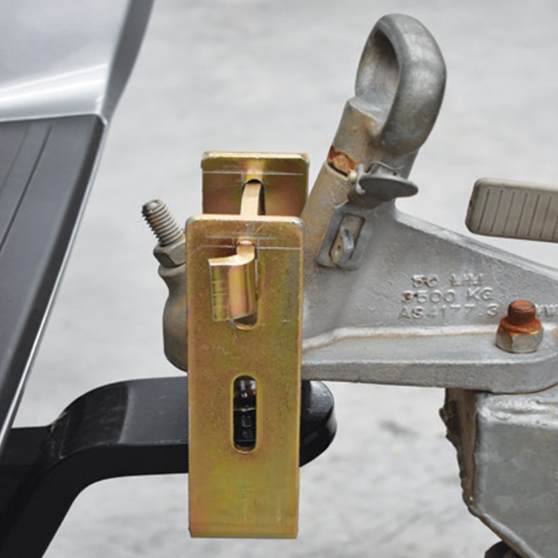 Dual Trailer Coupling Lock Heavy Duty - Inc. Padlock