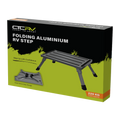 COAST Folding ALUMINUM RV Step (220kg Capacity)