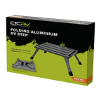 COAST Folding ALUMINUM RV Step (220kg Capacity)