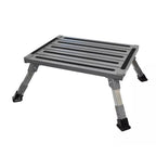 COAST Height Adjustable - Folding ALUMINUM RV Step (150KG Capacity)