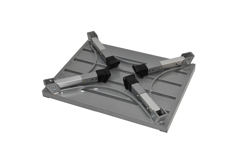 COAST Height Adjustable - Folding ALUMINUM RV Step (150KG Capacity)