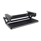 Coast Mk2 Spring Loaded BLACK Aluminium Fold Out Single Step - 588mm Wide