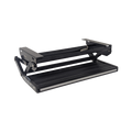 Coast Mk2 Spring Loaded BLACK Aluminium Fold Out Single Step - 588mm Wide