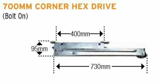 Alko Corner Steady 700mm Front (Bolt On)