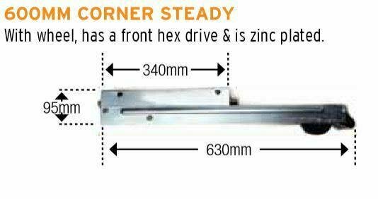 Alko Corner Steady 600mm Rear