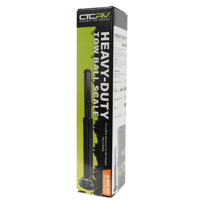 COAST RV Tow-Ball Scale | 800kg | Black