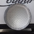 ADCO Tyre Cover Diamond Plate 27"