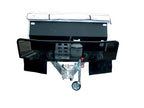 CAMPER-VAN Stone Shield with Mesh & Reflectors - 3PCE BLK | 2150 x 500mm