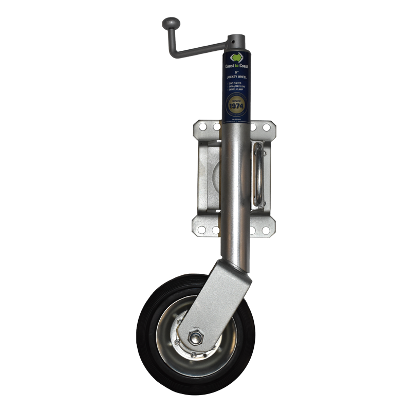 Coast 8" Jockey Wheel + Swivel Clamp