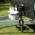 COAST RV GATOR 12V Trailer Jack with Clamp | 1800KG Cap | 355mm Lift