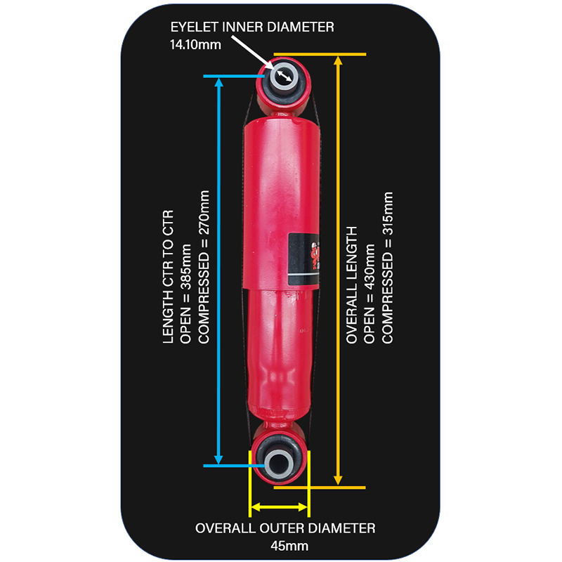 J-TECH Suspension - TOURING 35mm Shock Absorber