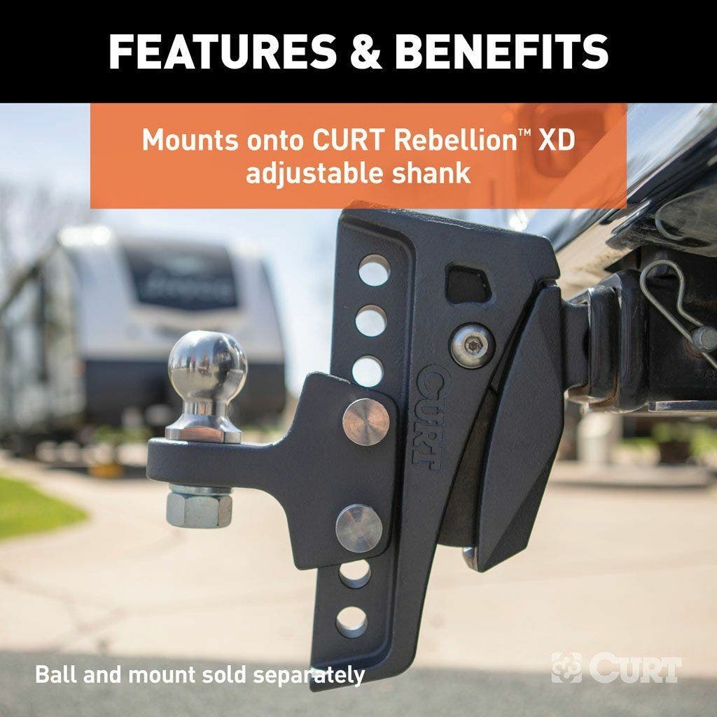 Rebellion™ XD Tongue Attachment (70mm Tow Ball)