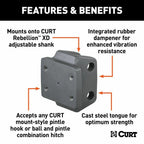 Rebellion™ XD Pintle Mount Attachment