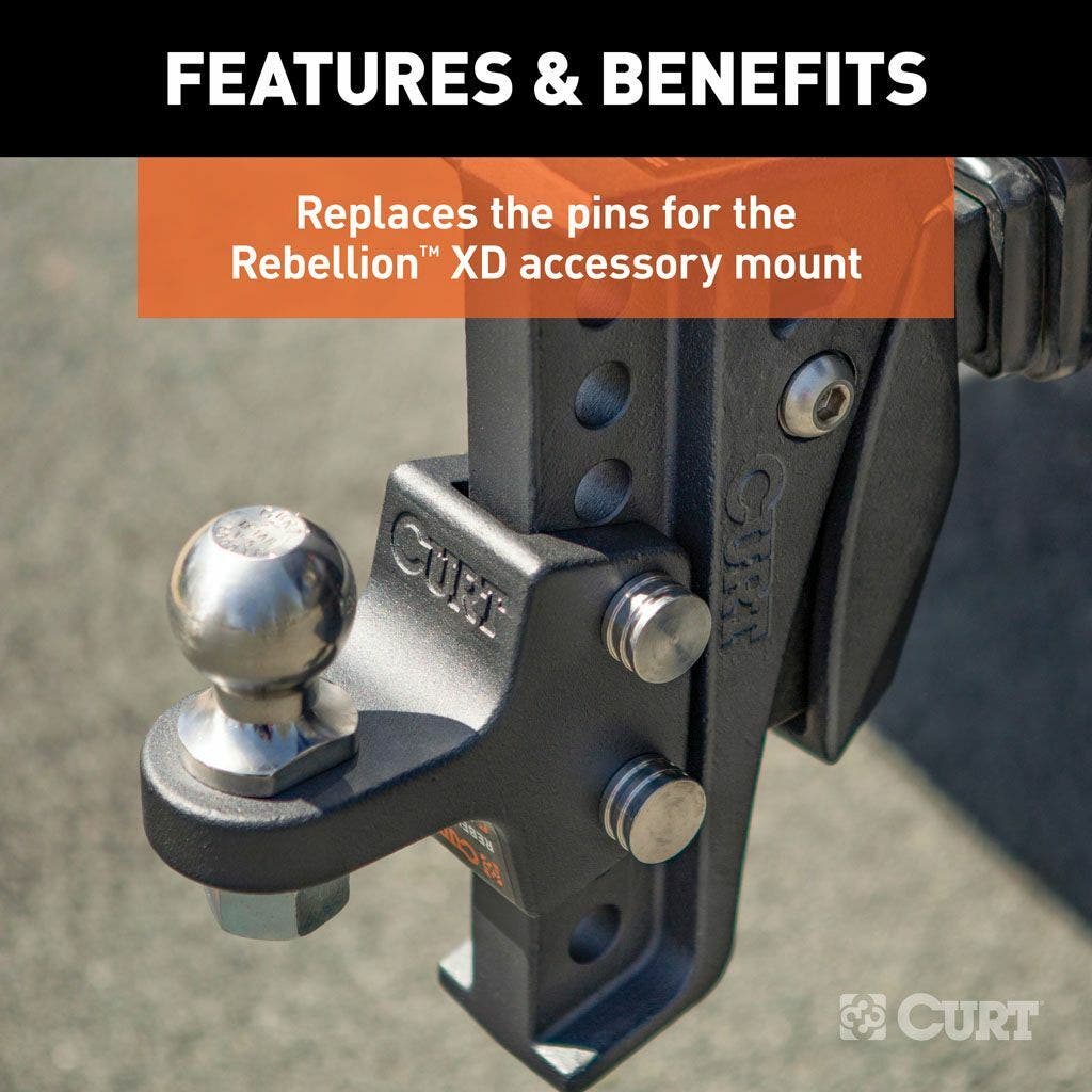 CURT REBELLION XD - SPARE Mounting Pins (x2)