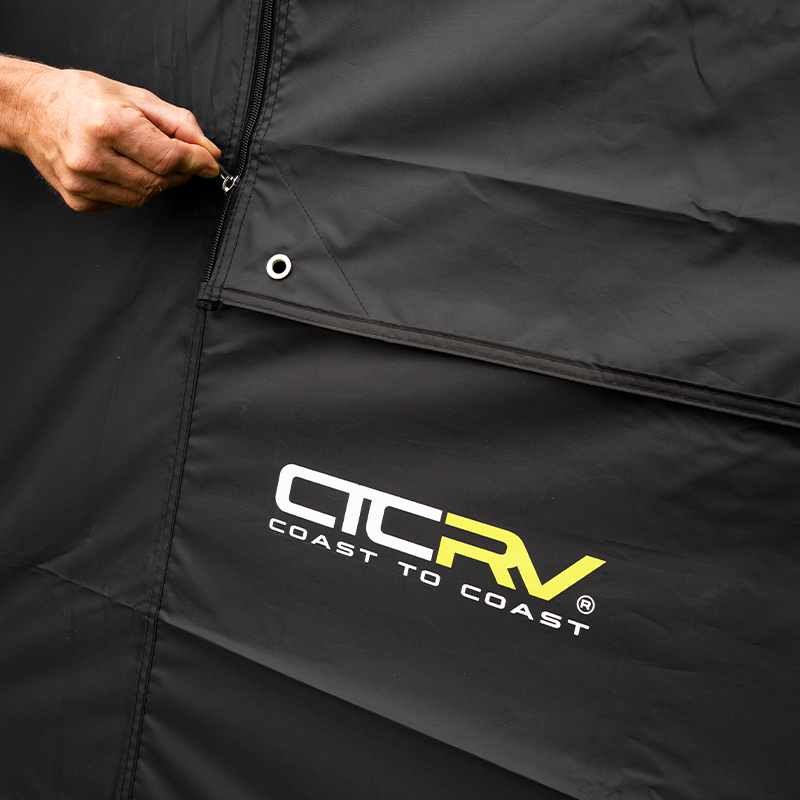 Coast RV Premium Front Awning Wall | 14-18ft Roll-Out Awnings