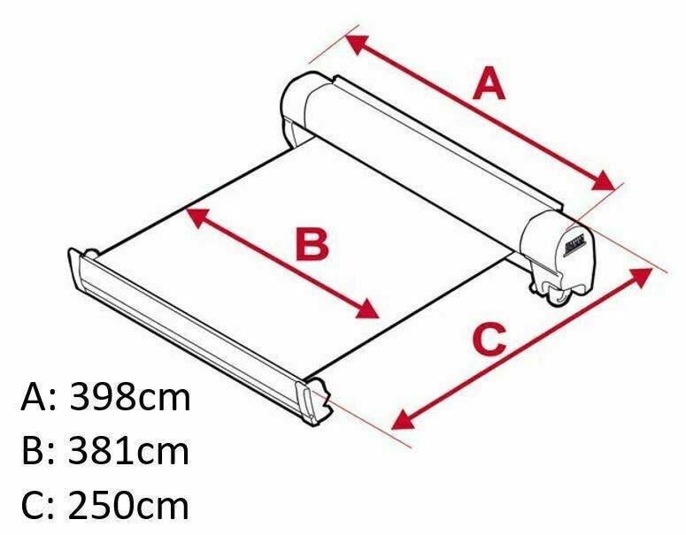 Fiamma F45 S 400 RoyalGrey Awning