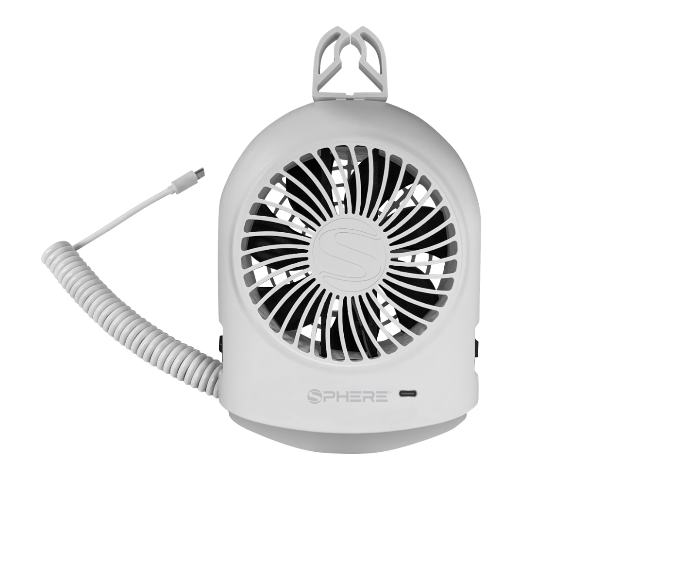 SPHERE Camper Blade Fan & Dual Light with USB-C Input | USB-C Cord Inc.