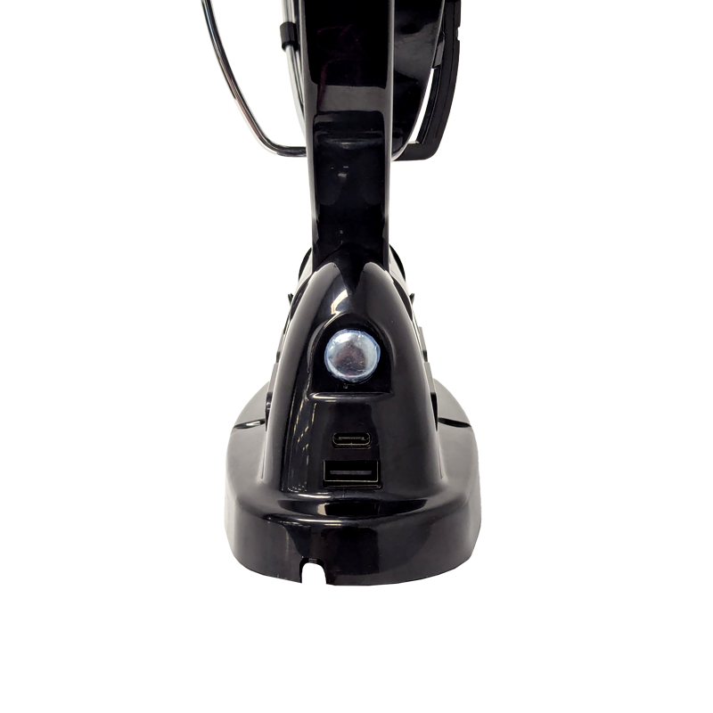 SPHERE VIENTO Fan & Light with USB A&C Outputs + Remote | BLACK