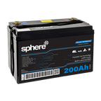 Sphere 12V 200AH Lithium Rechargeable Prismatic Battery