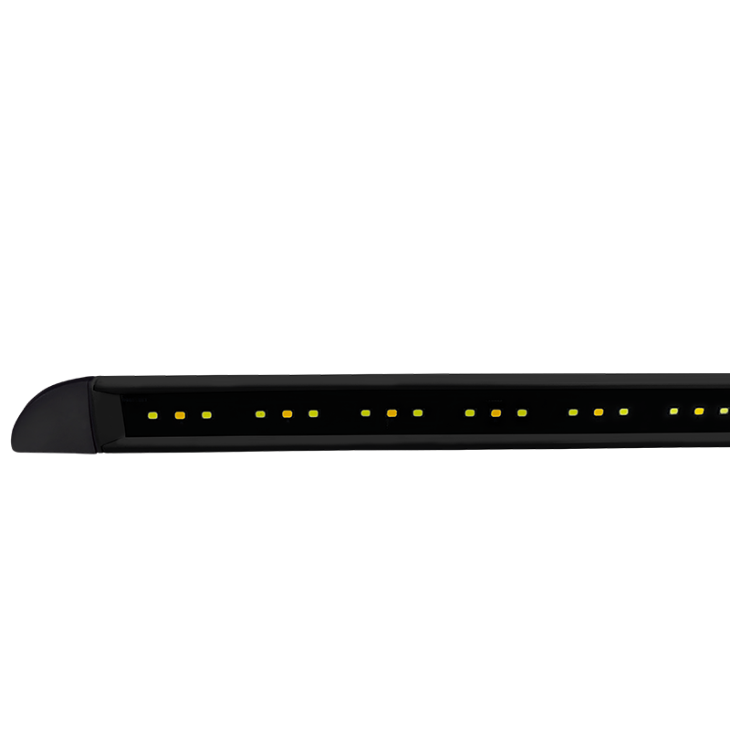 COAST RV Slimline 12V LED Awning Light | Dual Amber & White Light - Black 500mm x 23mm.