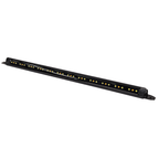 COAST RV Slimline 12V LED Awning Light | Dual Amber & White Light - Black 500mm x 23mm.