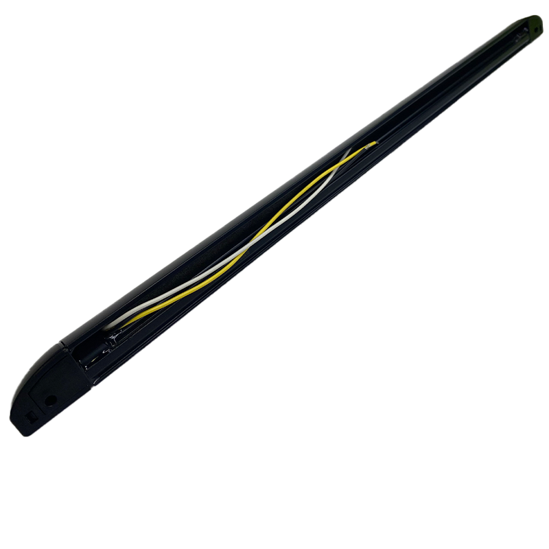 COAST RV Slimline 12V LED Awning Light | Dual Amber & White Light - Black 500mm x 23mm.