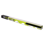 COAST RV Slimline 12V LED Awning Light | Dual Amber & White Light - Black 500mm x 23mm.