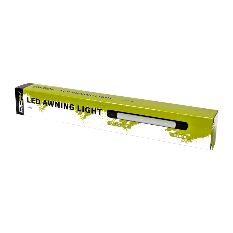 COAST RV 12V LED Awning Light | 320mm - Black