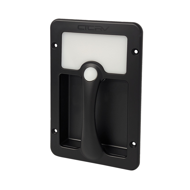 COAST RV - Replacement CAMEC Style 12V Grab Handle Entry Light | Amber & White - Black