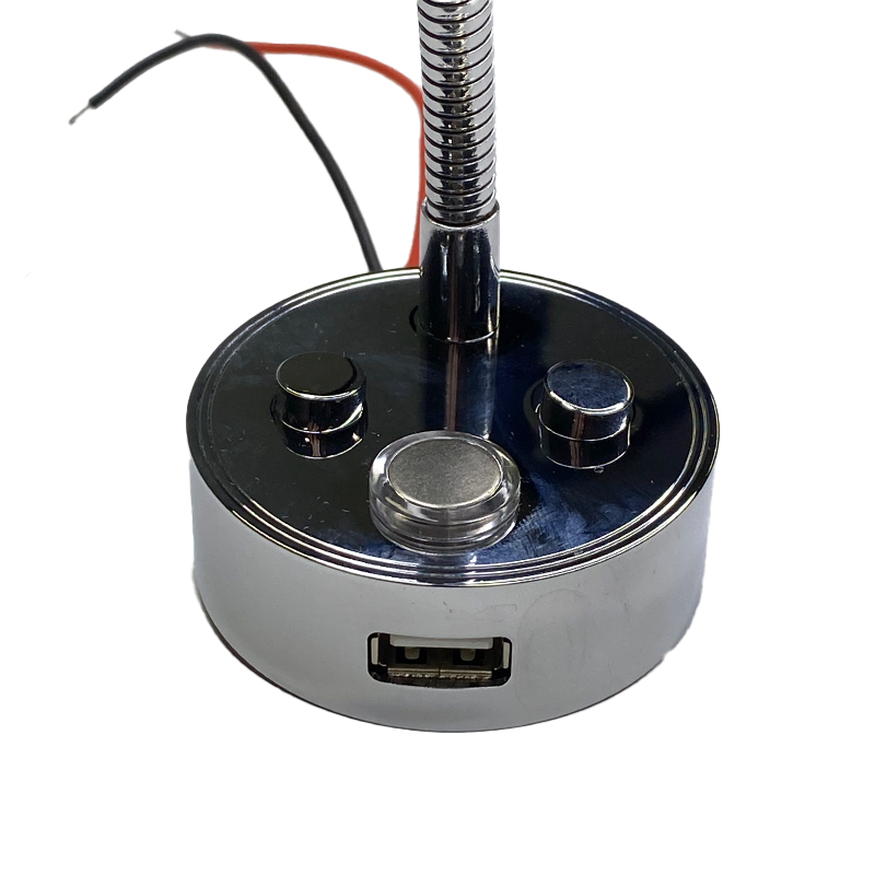 COAST RV 12V LED ALUMINIUM Reading Light with 2A USB.