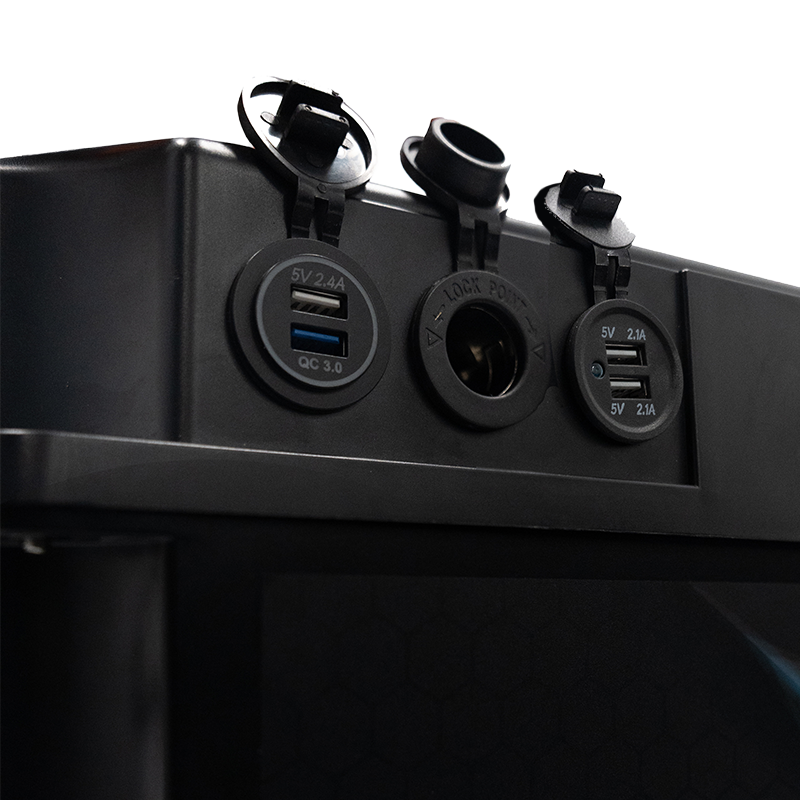 SPHERE RAMBLER Battery Box with Power Accessory Ports & Covers | 455x265x325mm