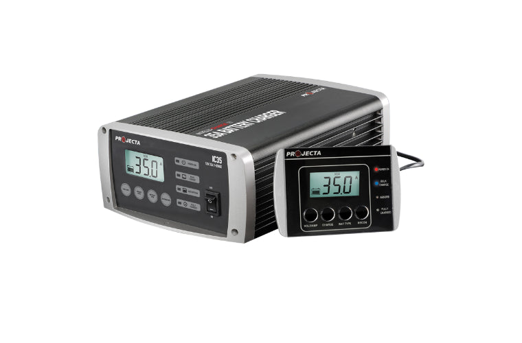 PROJECTA 12V 35A Multi-Chemistry Lithium Battery Charger inc Display