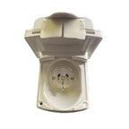 Clipsal (New Style) White External 15 Amp Power Inlet