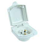 Clipsal (New Style) White External 15 Amp Power Inlet