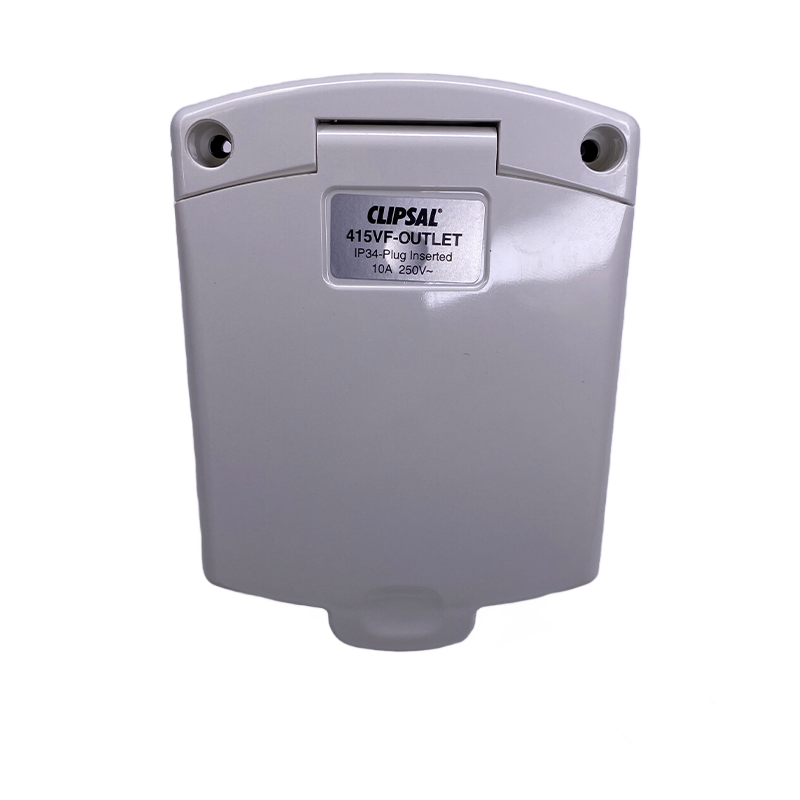 CLIPSAL (NEW STYLE) WHITE EXTERNAL 10 AMP POWER OUTLET