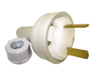 Clipsal 492/32 Fixed Polarity Plug Grey