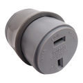 Clipsal 438/32 Fixed Polarity Cord Socket Grey
