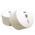 402/32 Fixed Polarity Socket White