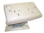 Double Power Point Double Pole 25D White