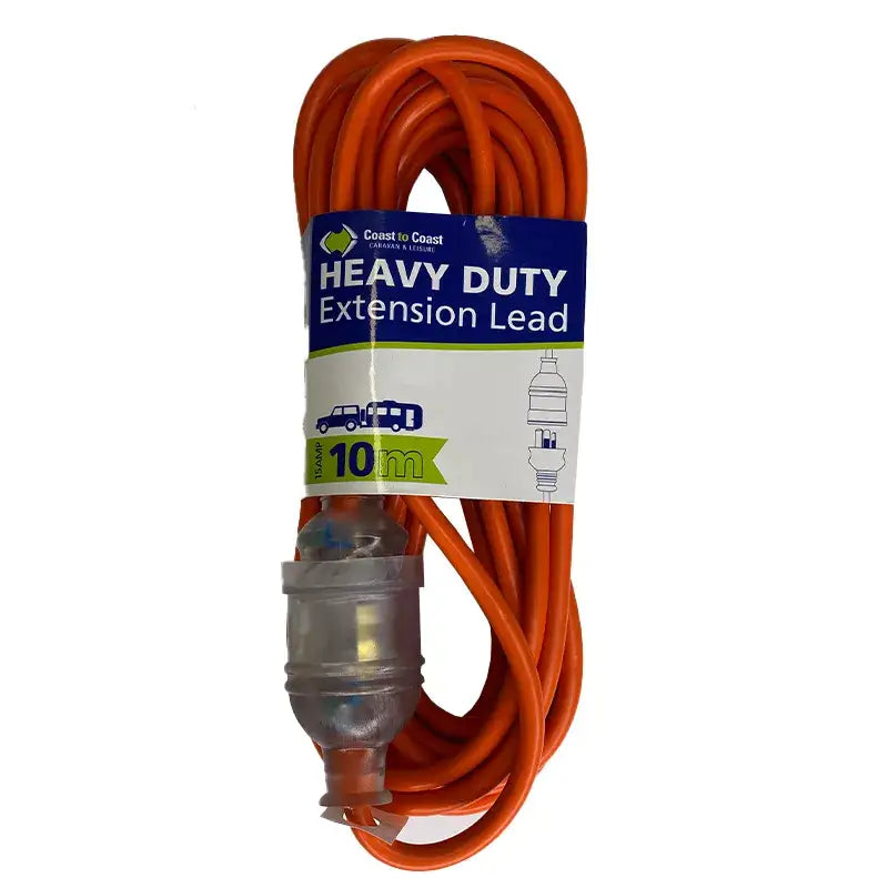 Coast 10M/15AMP Heavy Duty Extension Lead - Led Equipped