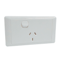 CMS Single Power Outlet (White)