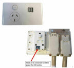 CMS Power Outlet Single With Dual Usb 12vdc Terminal