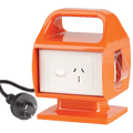 Portable RCD With 15A To 10A Mains Plug Conversion