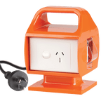 Portable RCD With 15A To 10A Mains Plug Conversion