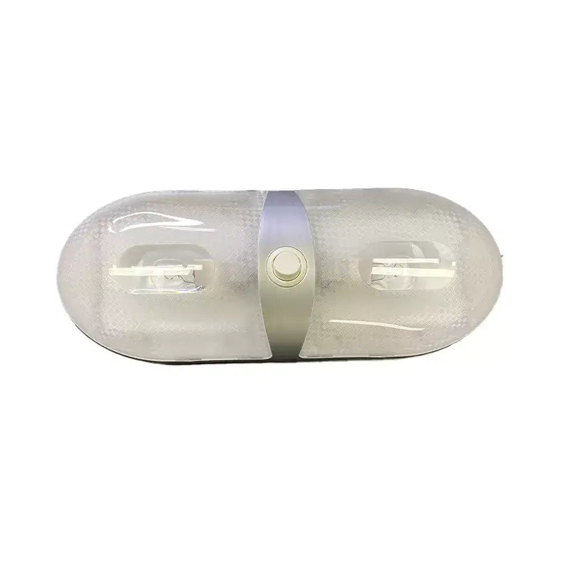 Silver Dual Interior Dome Light 12V